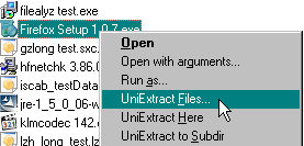 X-UniExtract screenshot