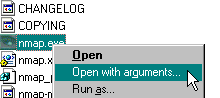 OpenArgs Context Menu